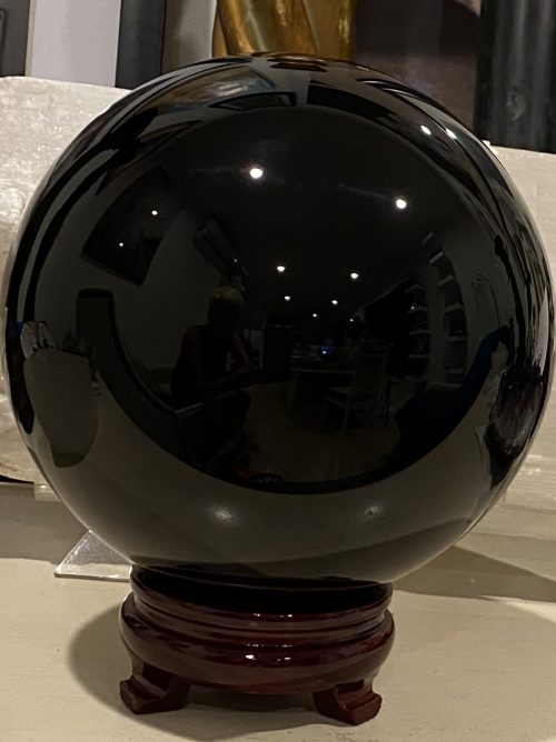 Large Obsidian Sphere