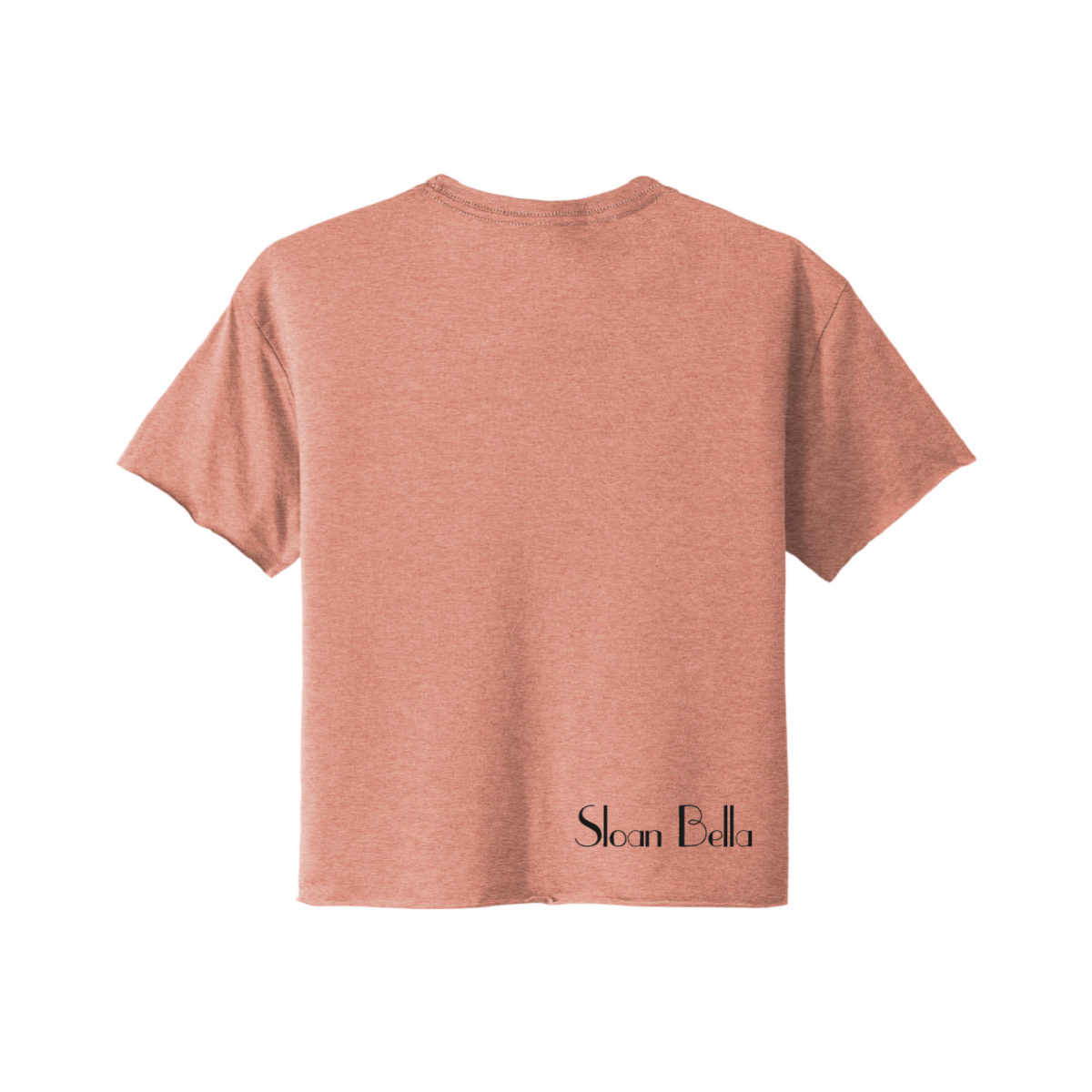 Don't Be Weird Ladies Cropped Tee - Image 4
