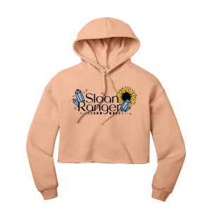 Sunflower Cropped Hoodie